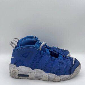 Nike‎ Air More Uptempo (GS) Medium Blue White DM1023-400 Size 6.5